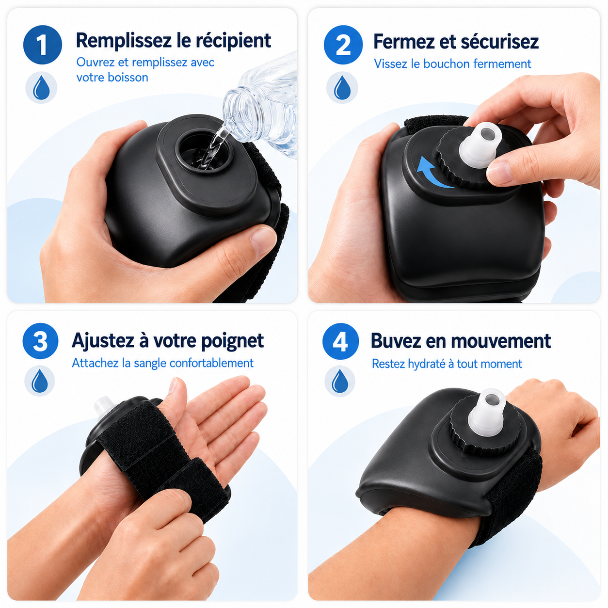 Aera – Gourde d'Hydratation Mains Libres